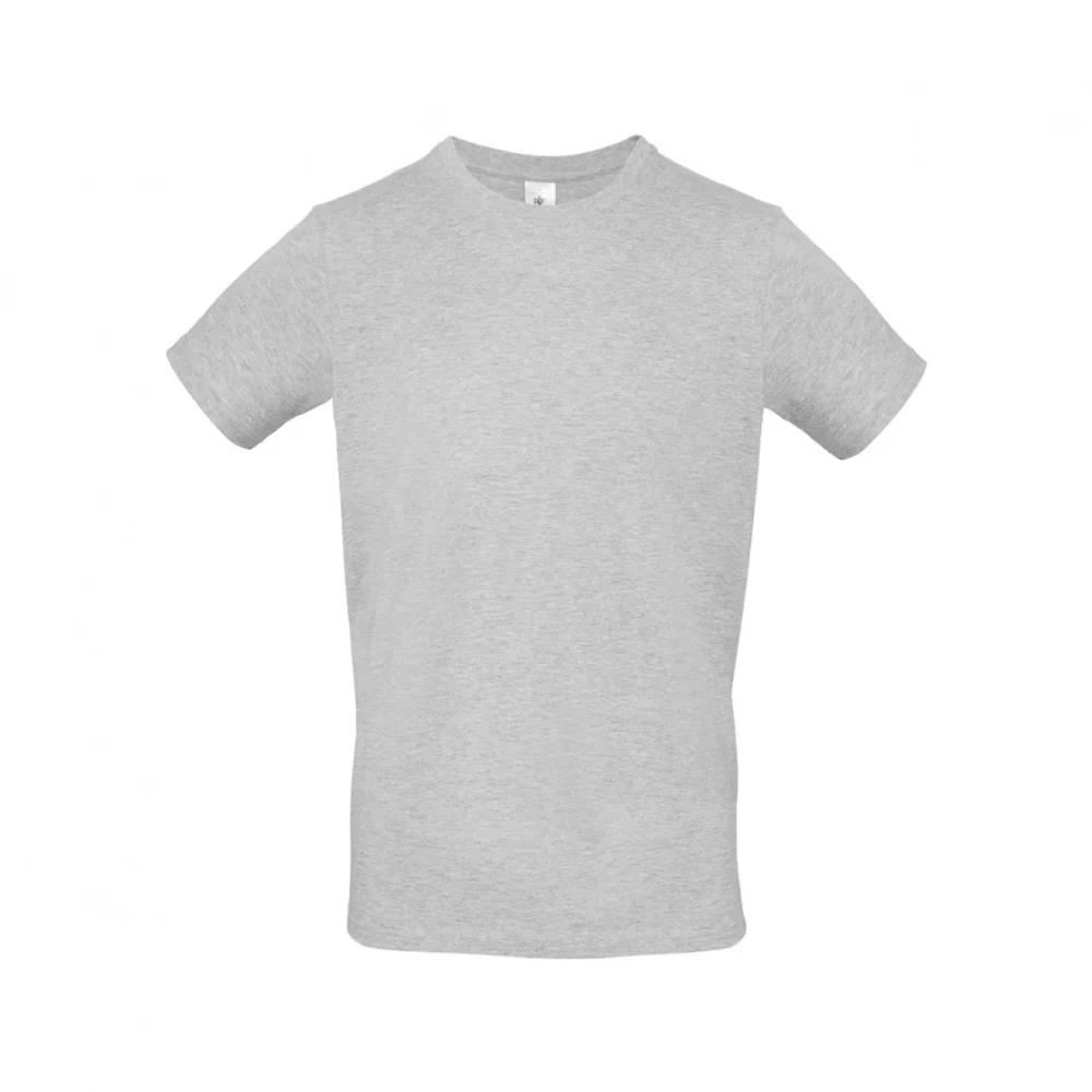 T-shirt coton E150 coloris Ash, à plat vue de face