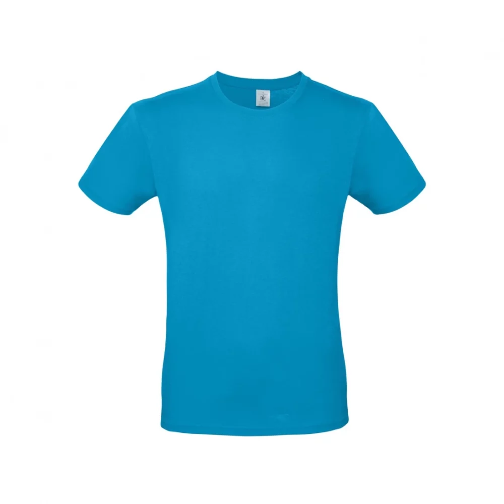 T-shirt coton E150 coloris Atoll, à plat vue de face
