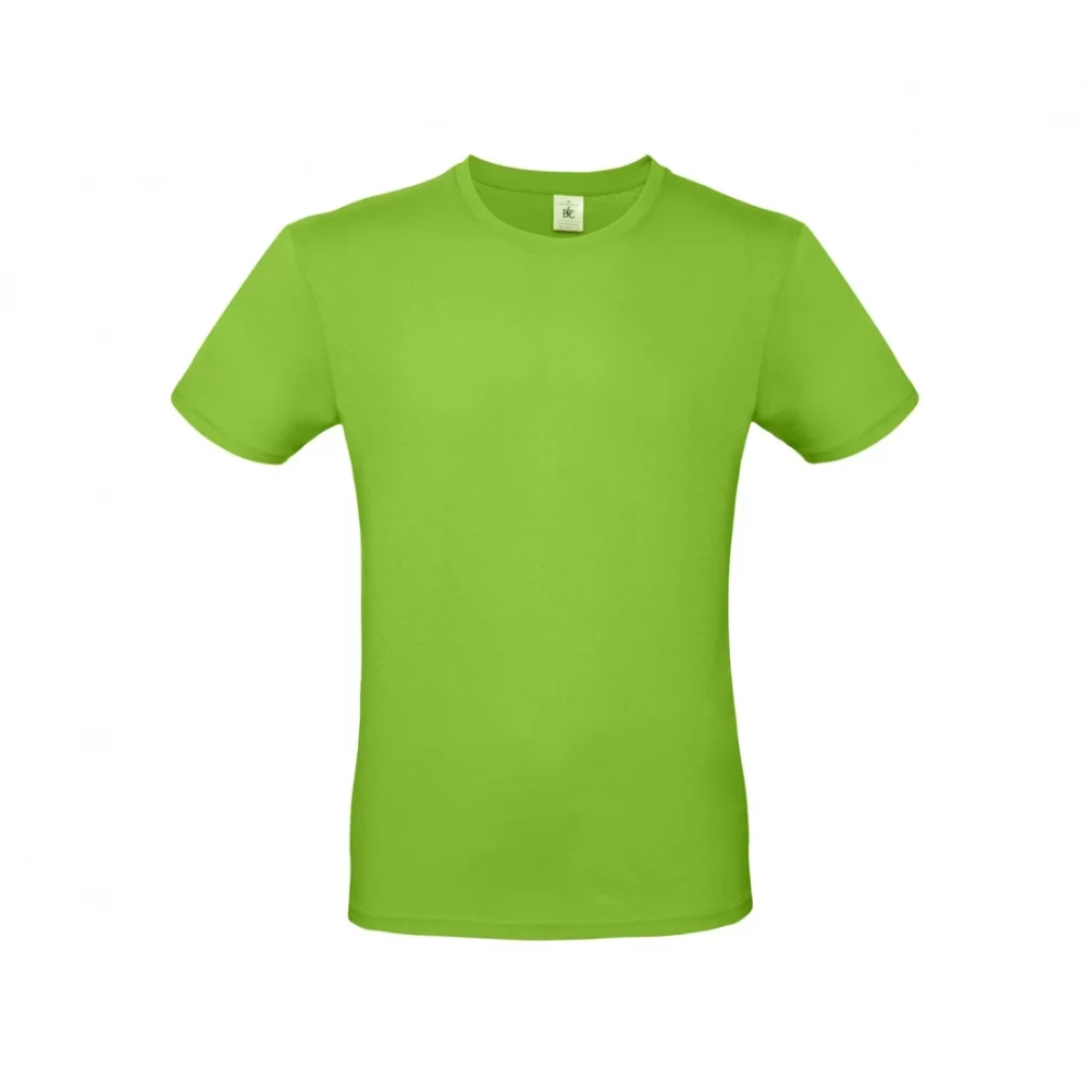 T-shirt coton E150 coloris Orchid Green, à plat vue de face