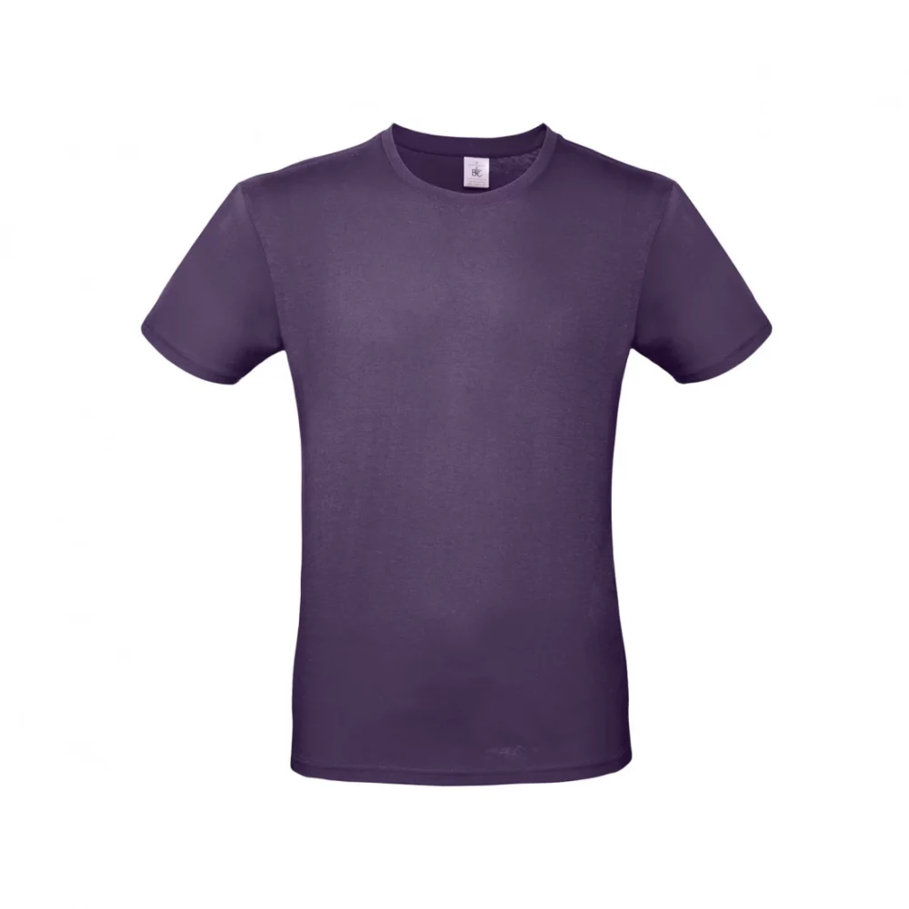 T-shirt coton E150 coloris Radiant Purple, à plat vue de face