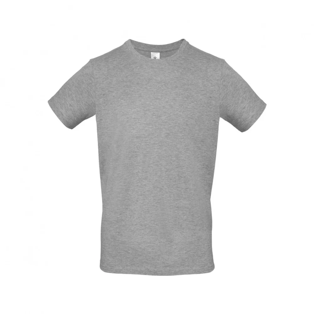 T-shirt coton E150 coloris Sport Grey, à plat vue de face