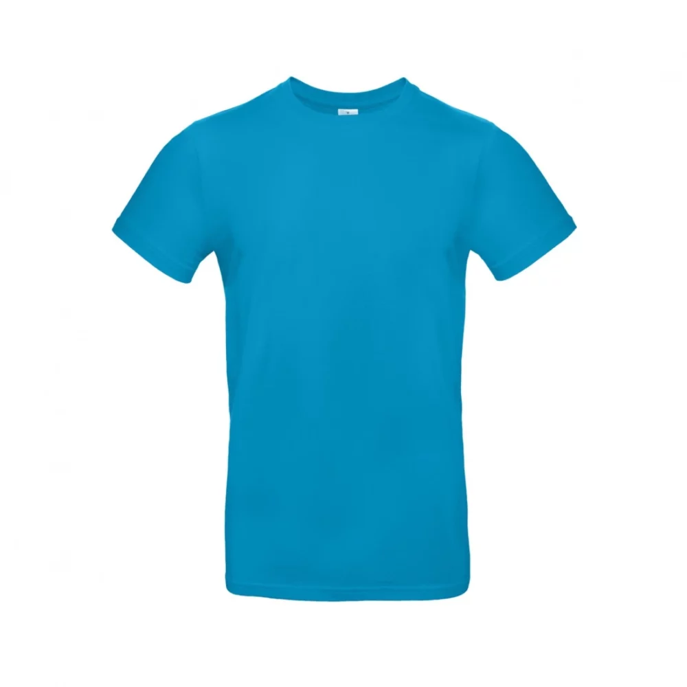 T-shirt coton épais E190 coloris Atoll, à plat vue de face