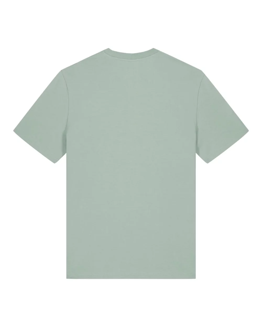 T-shirt bio unisexe Creator 2.0 coloris Aloe, à plat, vue de dos