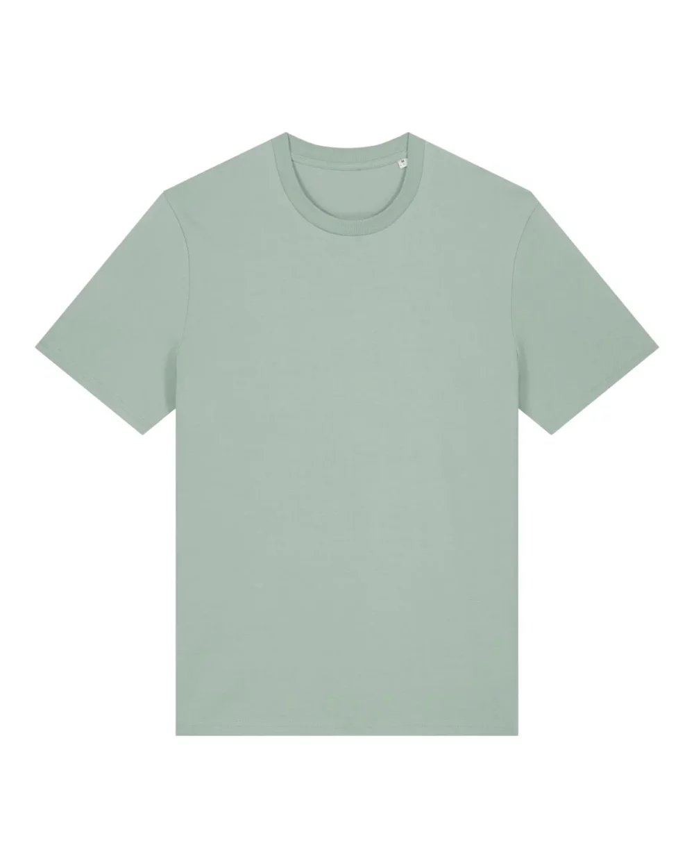 T-shirt bio unisexe Creator 2.0 coloris Aloe, à plat, vue de face