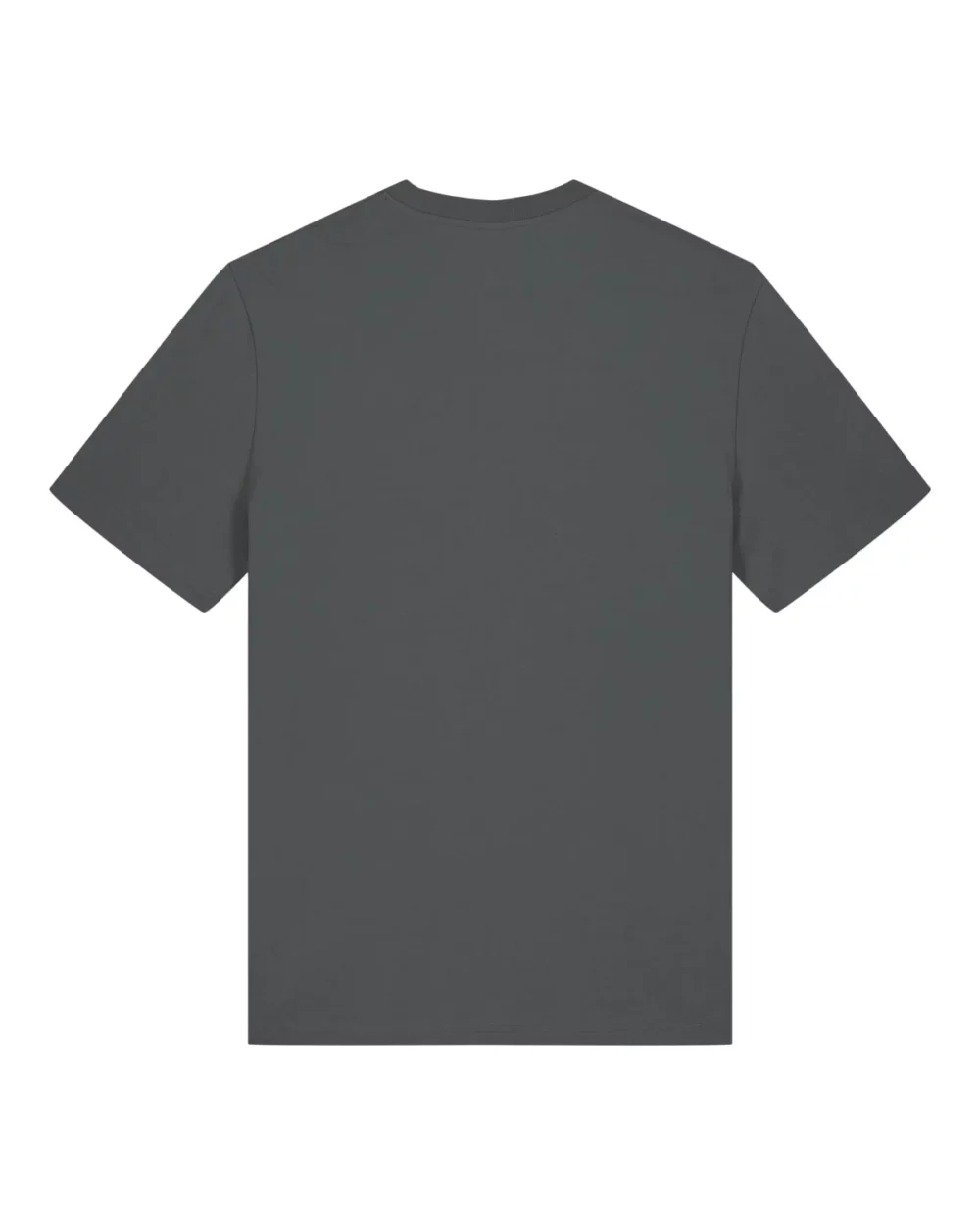 T-shirt bio unisexe Creator 2.0 coloris Anthracite, à plat, vue de dos