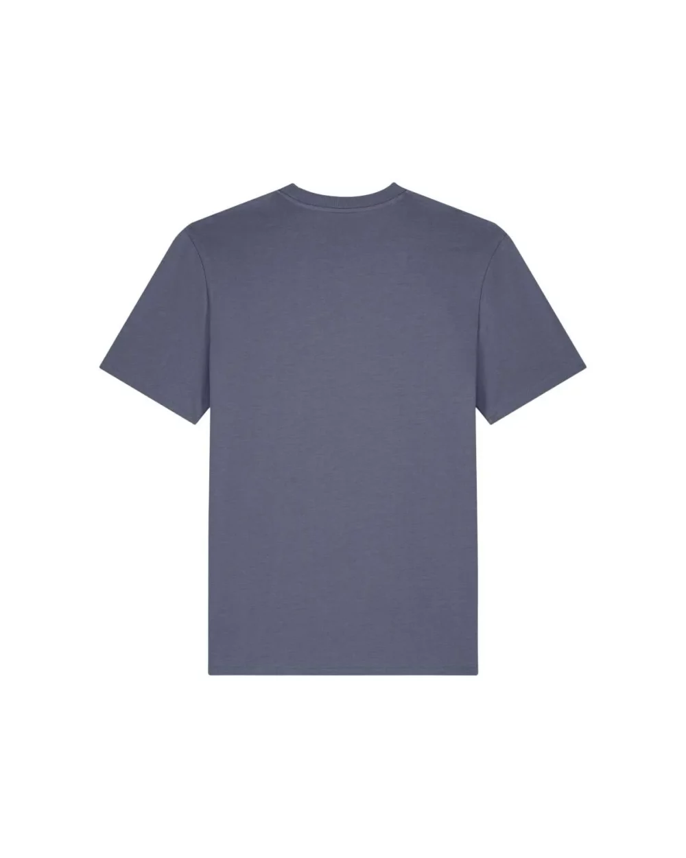 T-shirt bio unisexe Creator 2.0 coloris Blue Grey, à plat, vue de dos