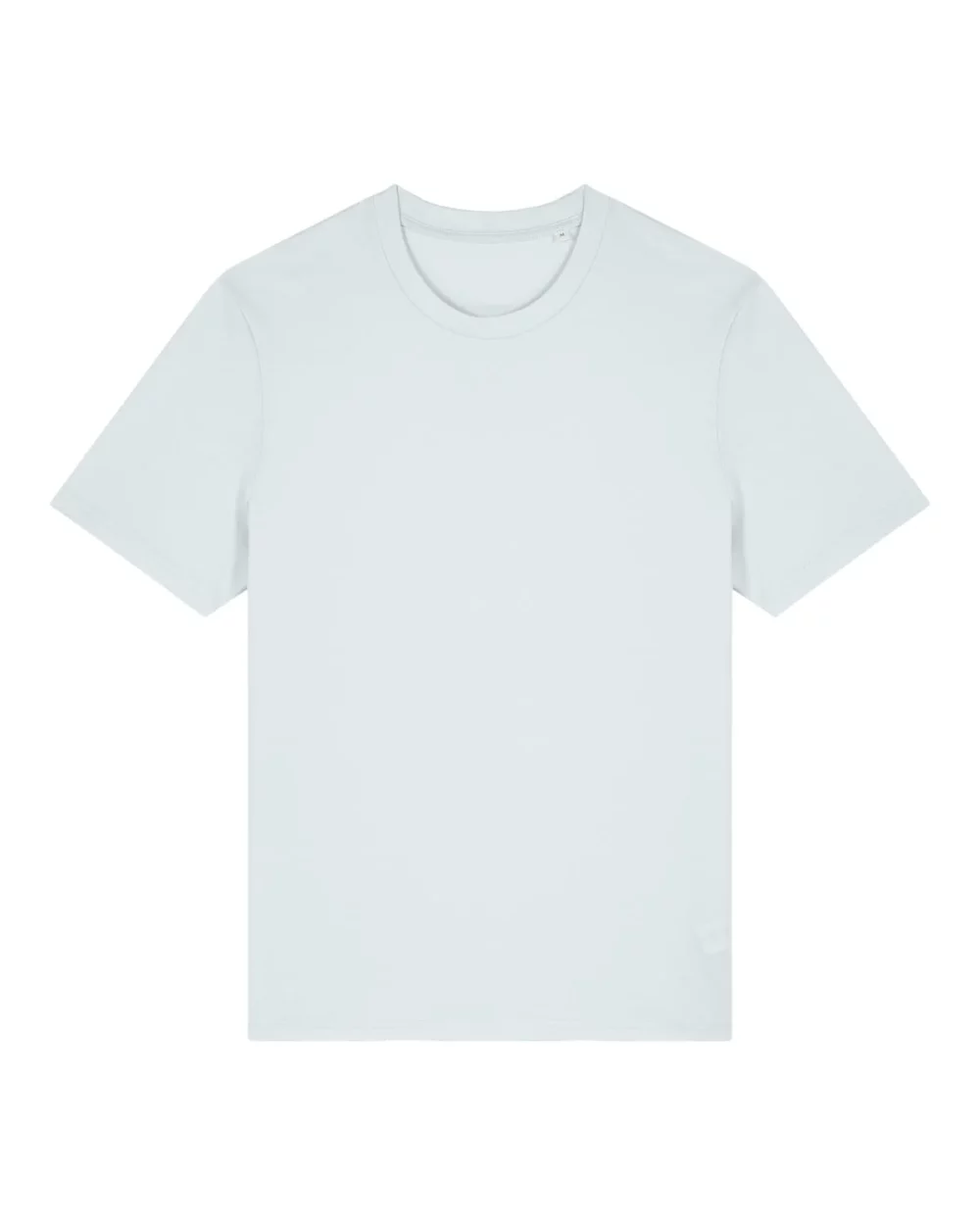 T-shirt bio unisexe Creator 2.0 coloris Blue Ice, à plat, vue de face