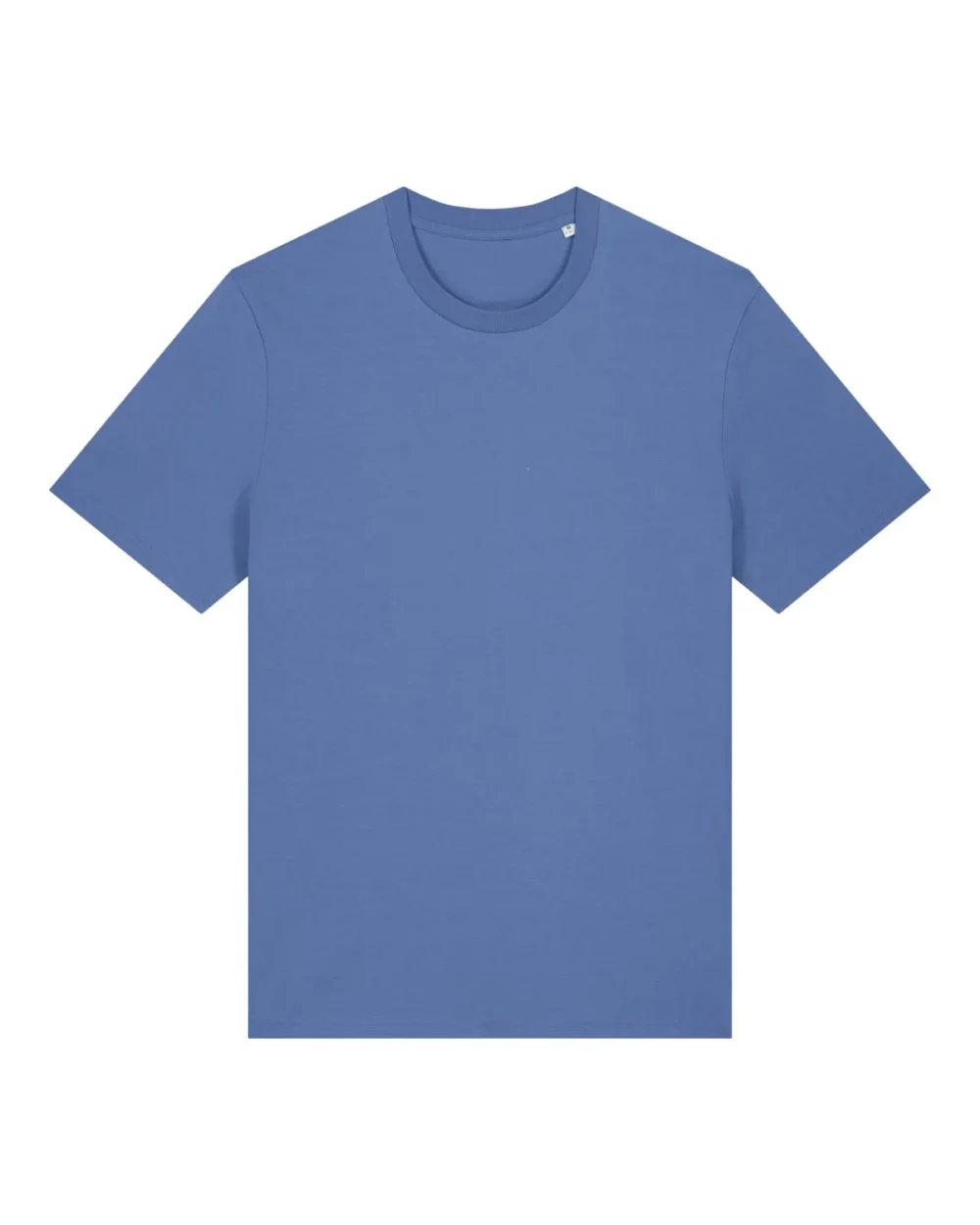T-shirt bio unisexe Creator 2.0 coloris Bright Blue, à plat, vue de face