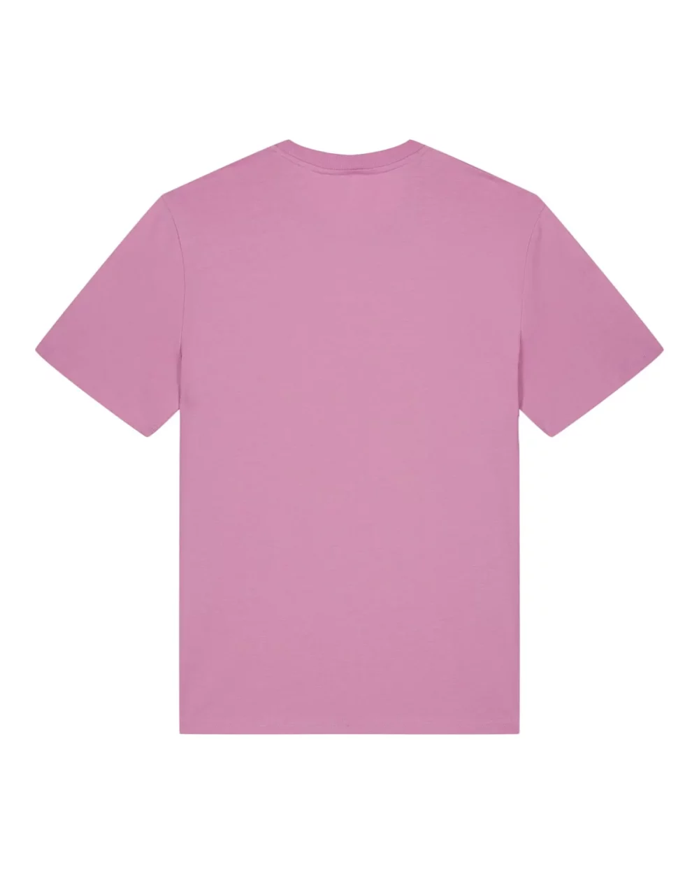 T-shirt bio unisexe Creator 2.0 coloris Bubble Pink, à plat, vue de dos