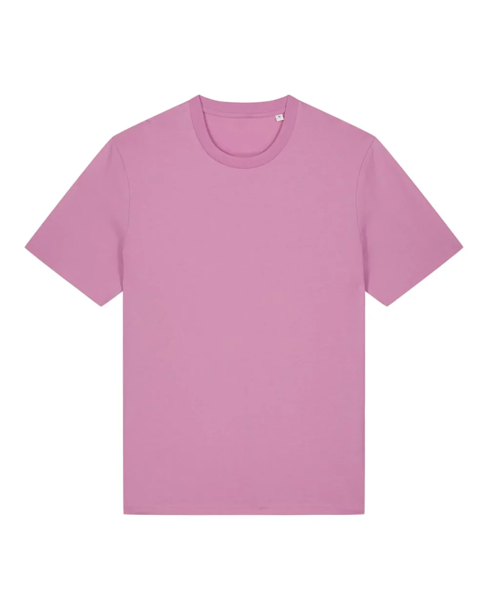 T-shirt bio unisexe Creator 2.0 coloris Bubble Pink, à plat, vue de face