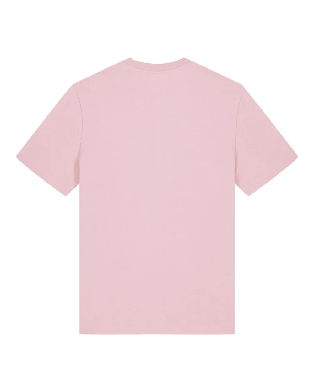 T-shirt bio unisexe Creator 2.0 coloris Cotton Pink, à plat, vue de dos