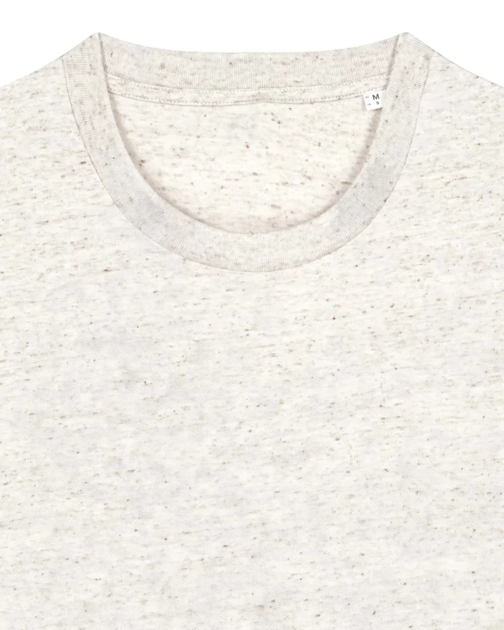 T-shirt bio unisexe Creator 2.0 coloris Eco Heather, détail à plat