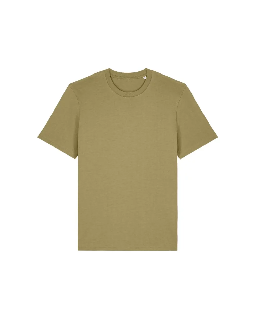 T-shirt bio unisexe Creator 2.0 coloris Faded Olive, à plat, vue de face