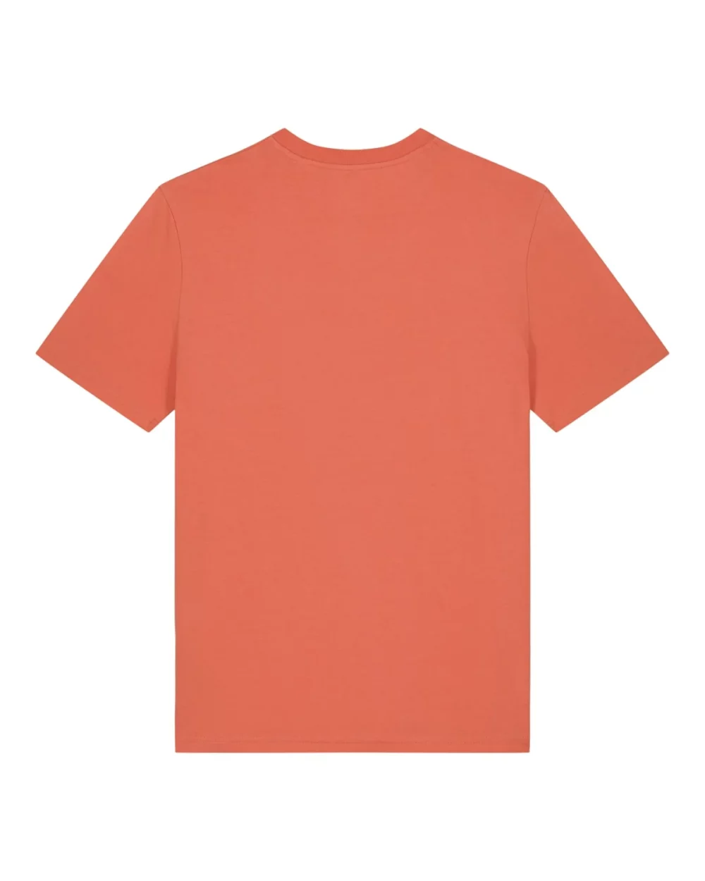 T-shirt bio unisexe Creator 2.0 coloris Fiesta, à plat, vue de dos