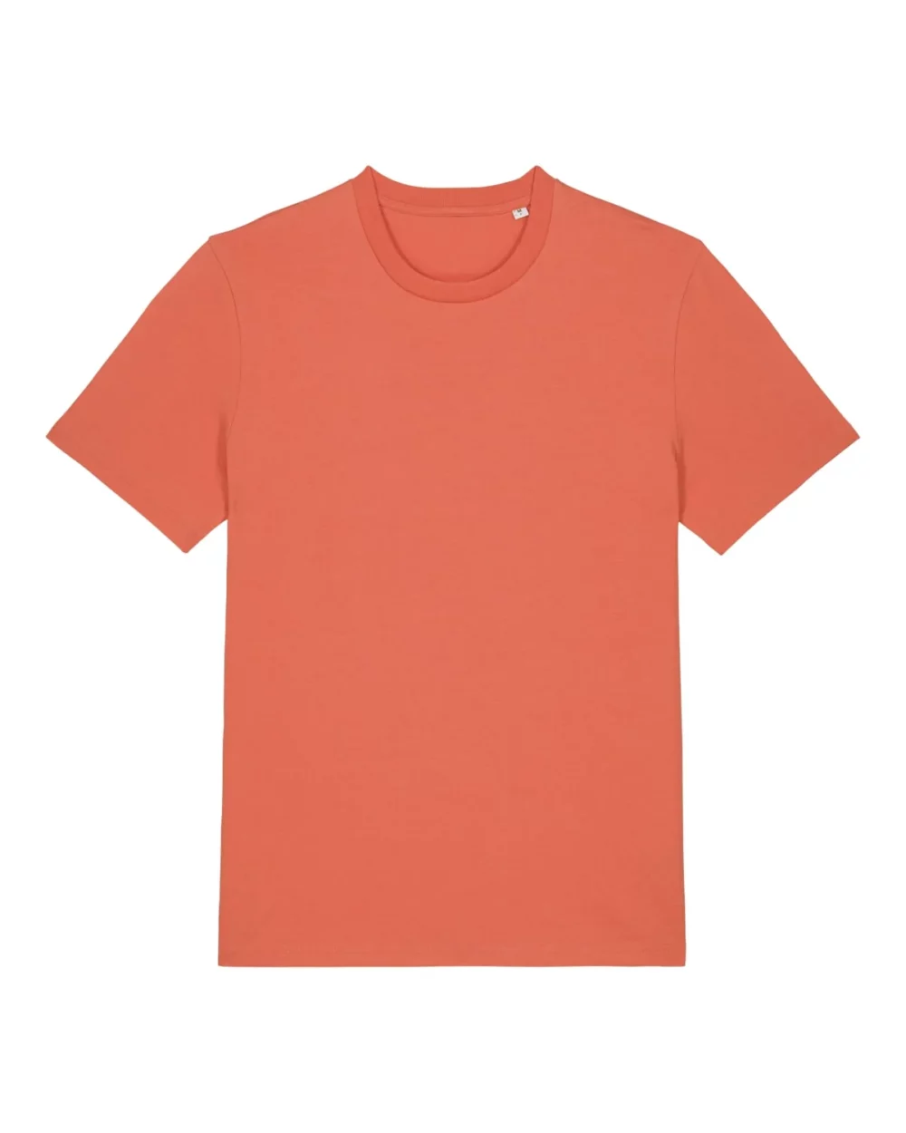 T-shirt bio unisexe Creator 2.0 coloris Fiesta, à plat, vue de face