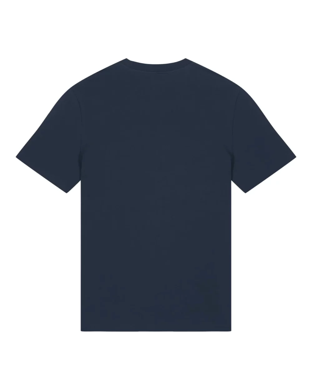 T-shirt bio unisexe Creator 2.0 coloris French Navy, à plat, vue de dos