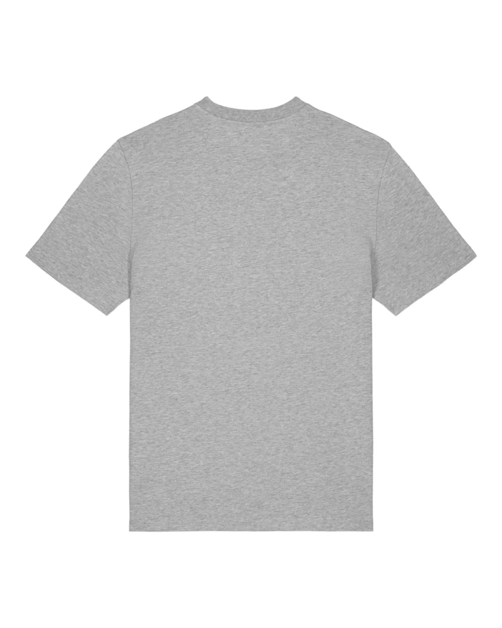T-shirt bio unisexe Creator 2.0 coloris Heather Grey, à plat, vue de dos