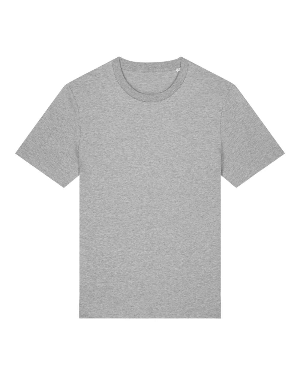 T-shirt bio unisexe Creator 2.0 coloris Heather Grey, à plat, vue de face