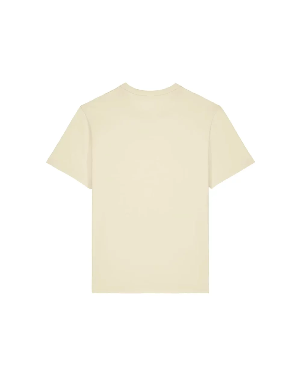 T-shirt bio unisexe Creator 2.0 coloris Honey Paper, à plat, vue de dos