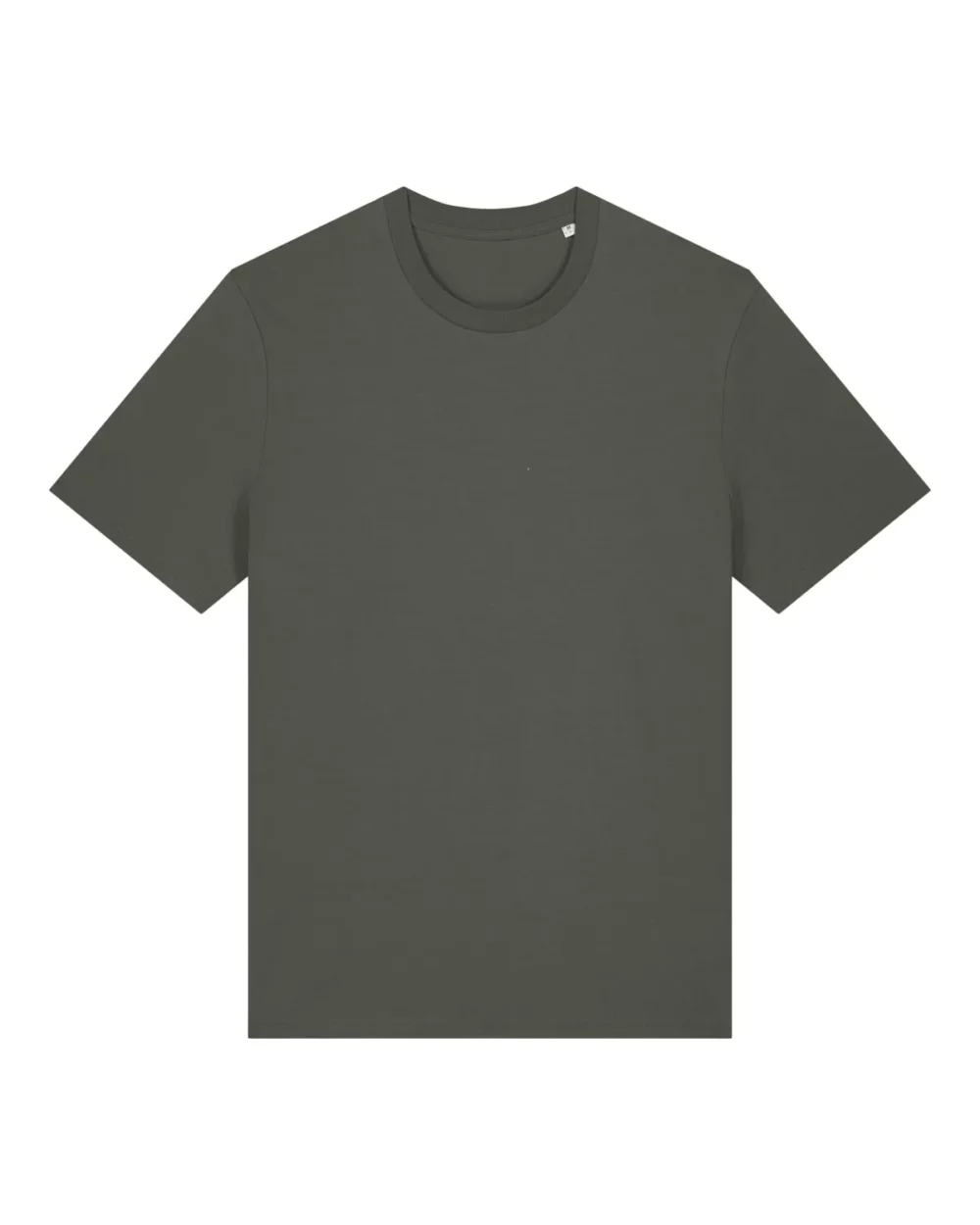 T-shirt bio unisexe Creator 2.0 coloris Khaki, à plat, vue de face