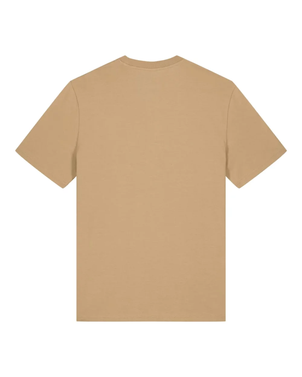 T-shirt bio unisexe Creator 2.0 coloris Latte, à plat, vue de dos