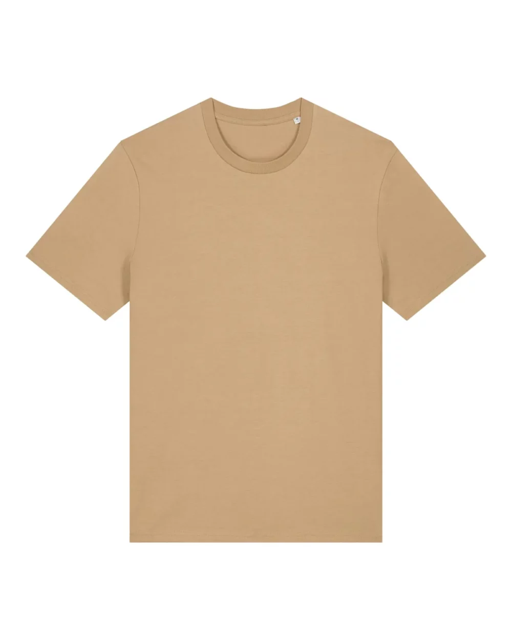 T-shirt bio unisexe Creator 2.0 coloris Latte, à plat, vue de face