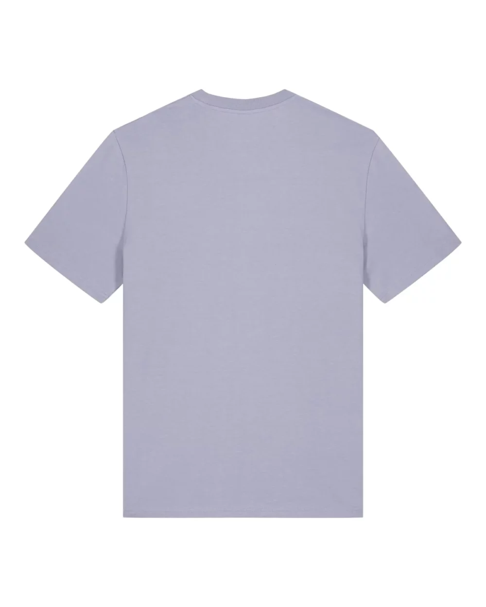 T-shirt bio unisexe Creator 2.0 coloris Lavender, à plat, vue de dos