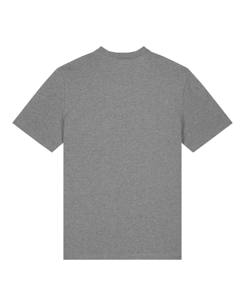 T-shirt bio unisexe Creator 2.0 coloris Mid Heather Grey, à plat, vue de dos