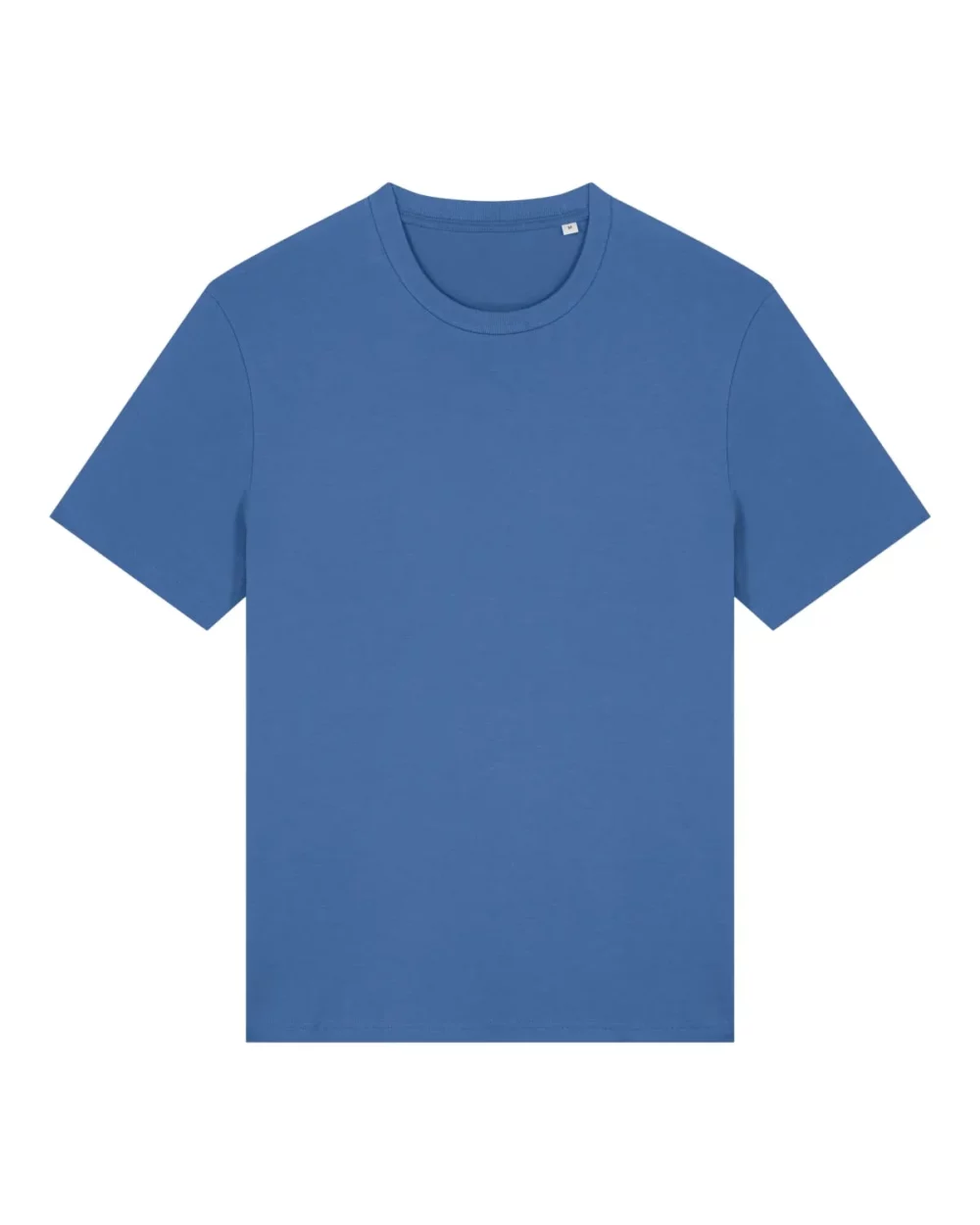 T-shirt bio unisexe Creator 2.0 coloris Mindful Blue, à plat, vue de face