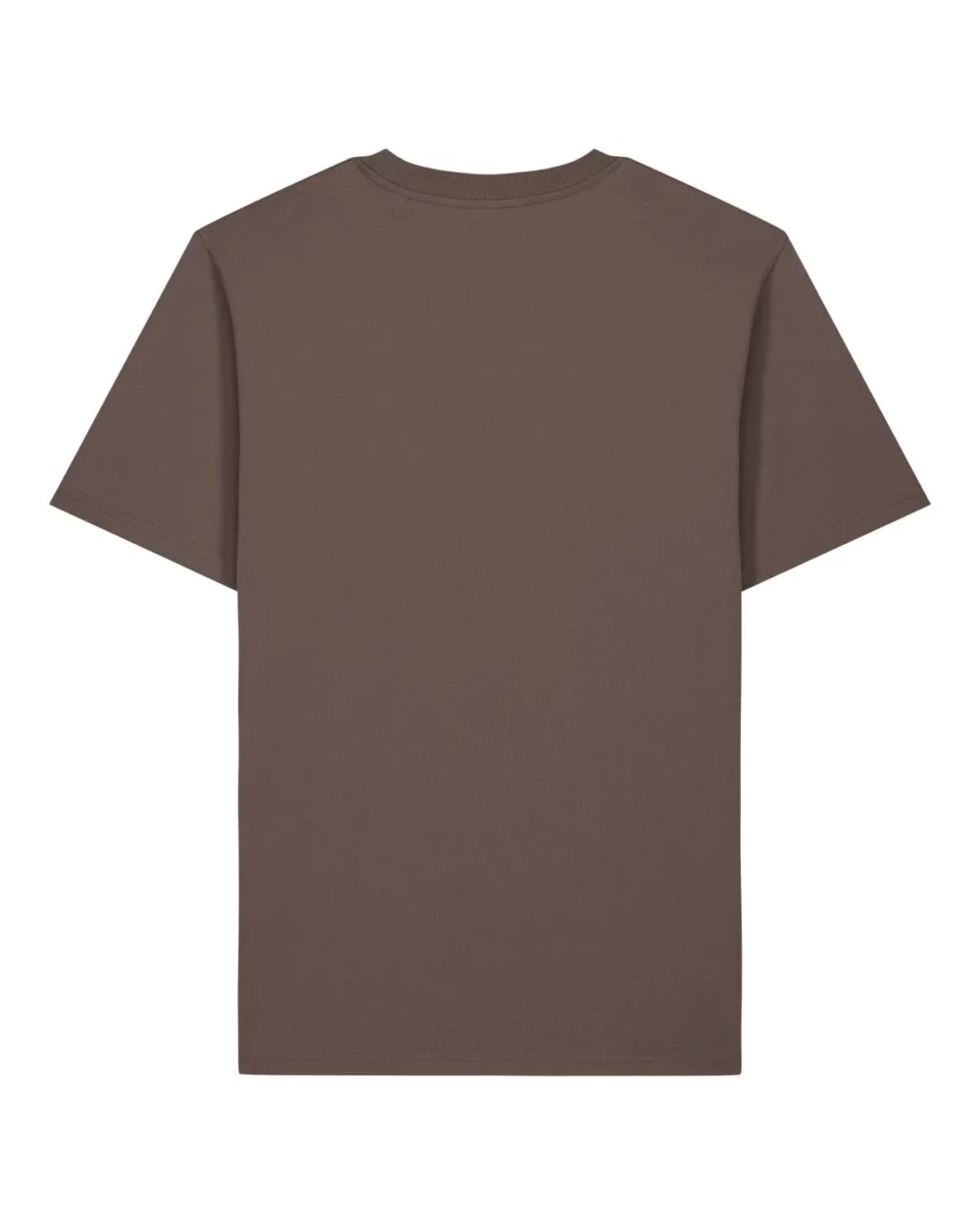 T-shirt bio unisexe Creator 2.0 coloris Mocha, à plat, vue de dos