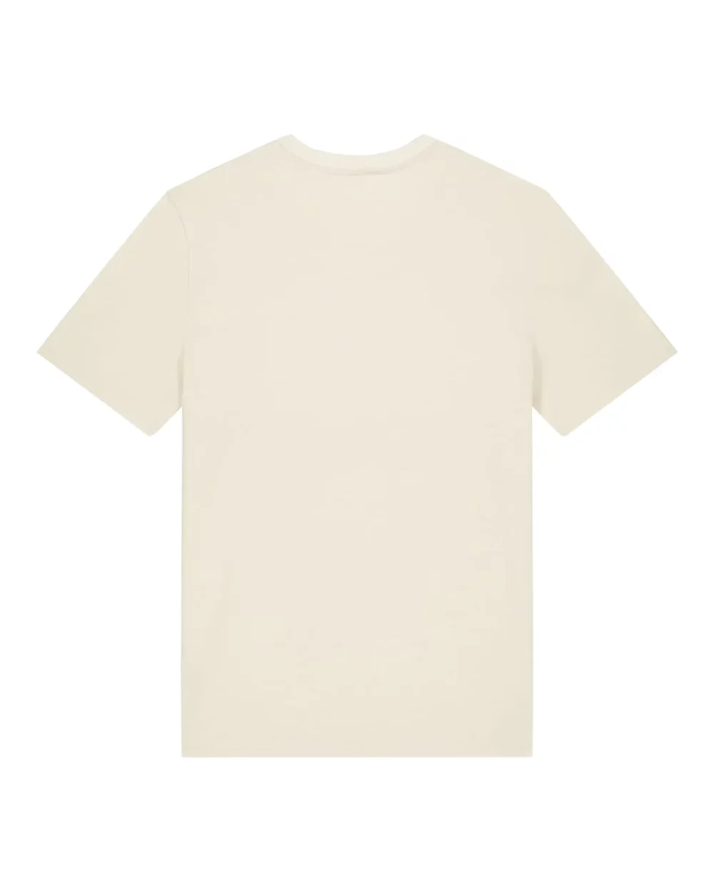 T-shirt bio unisexe Creator 2.0 coloris Natural Raw, à plat, vue de dos