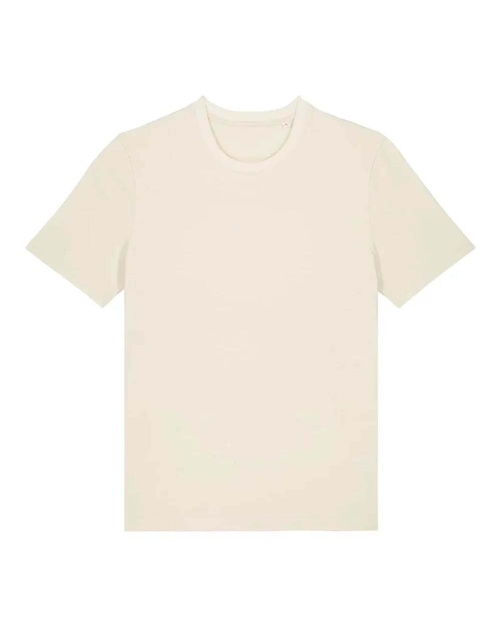 T-shirt bio unisexe Creator 2.0 coloris Natural Raw, à plat, vue de face