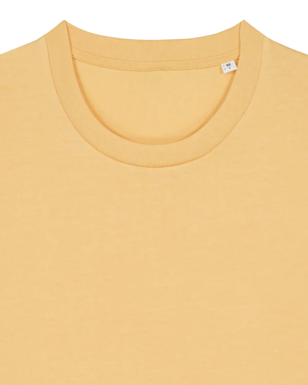 T-shirt bio unisexe Creator 2.0 coloris Nispero, détail à plat