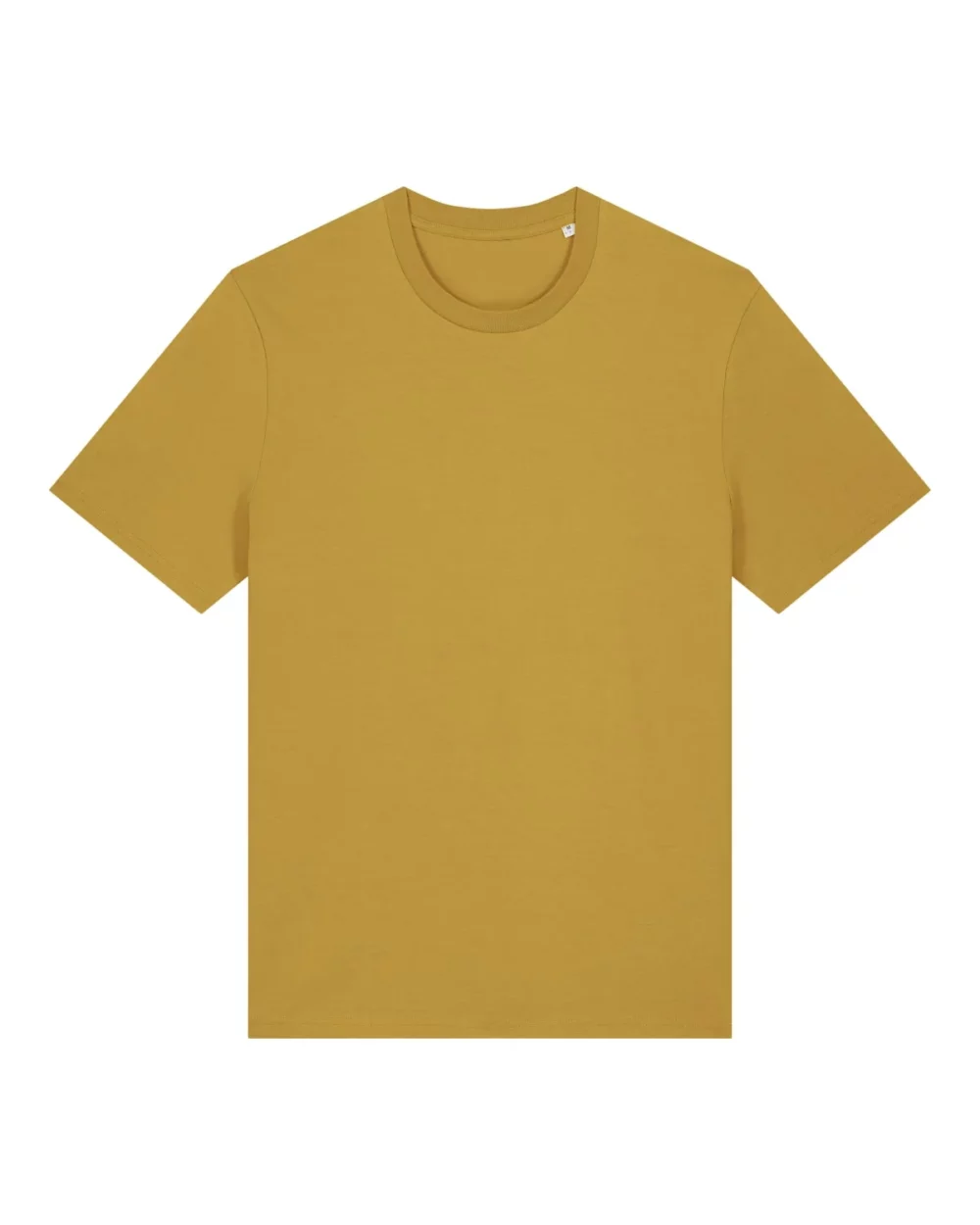 T-shirt bio unisexe Creator 2.0 coloris Ochre, à plat, vue de face