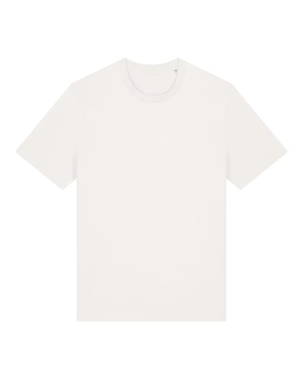 T-shirt bio unisexe Creator 2.0 coloris Off White, à plat, vue de face