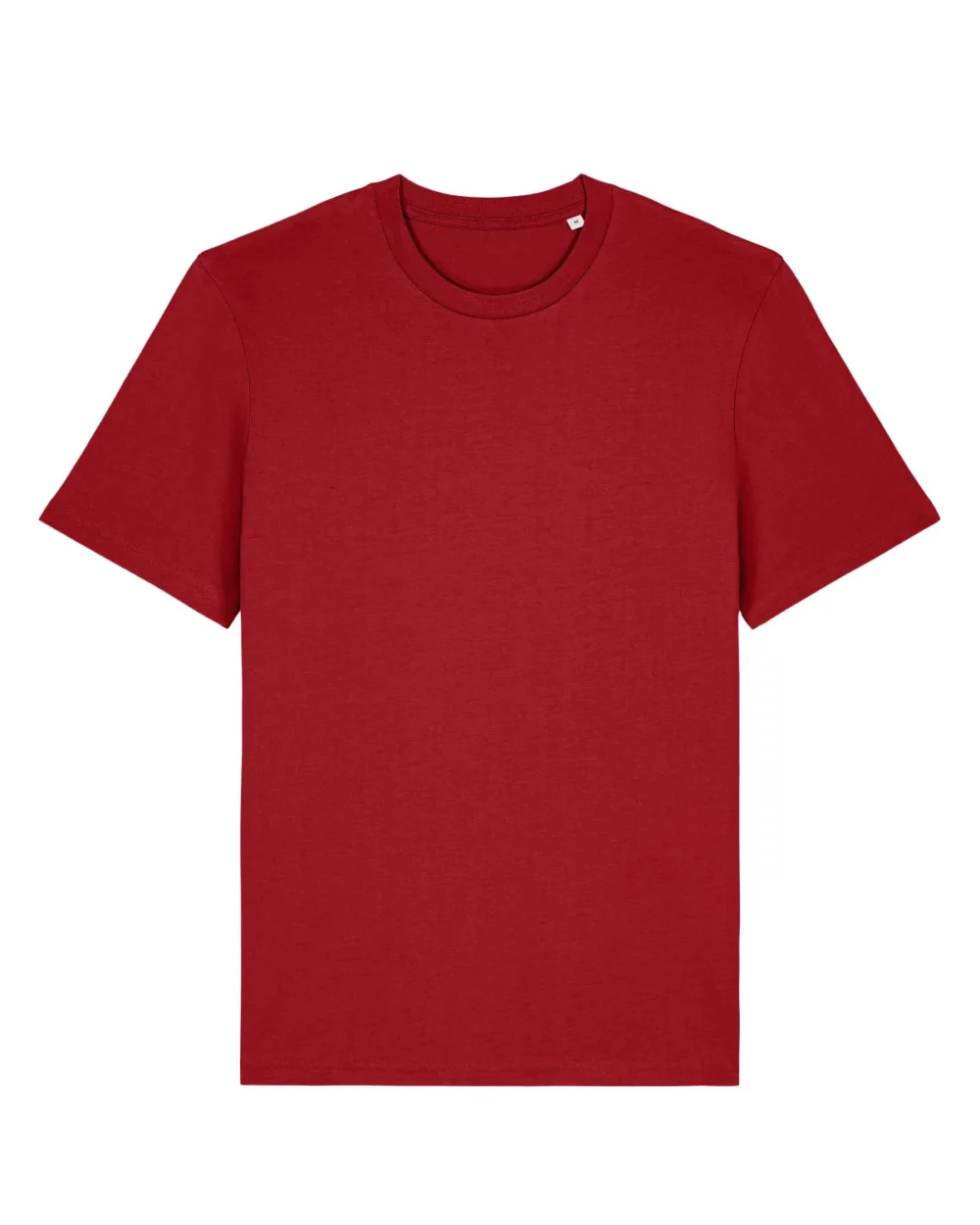 T-shirt bio unisexe Creator 2.0 coloris Passionate Red, à plat, vue de face