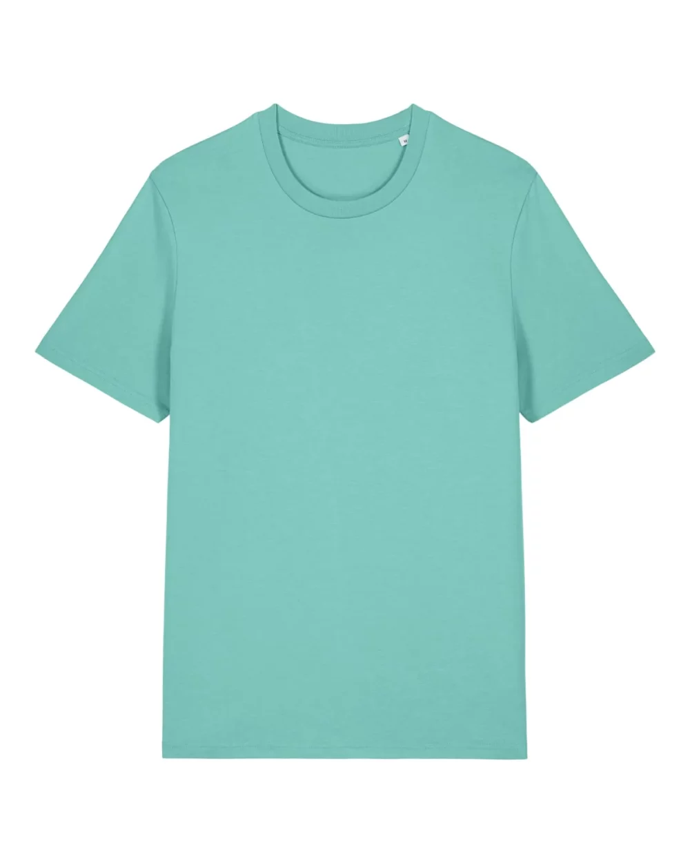 T-shirt bio unisexe Creator 2.0 coloris Pool Blue, à plat, vue de face