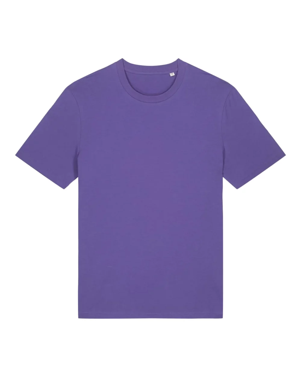 T-shirt bio unisexe Creator 2.0 coloris Purple Love, à plat, vue de face