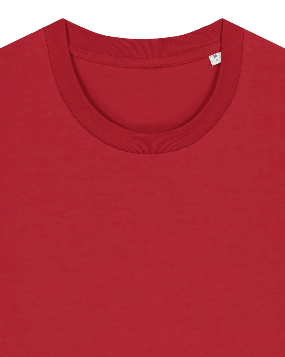 T-shirt bio unisexe Creator 2.0 coloris Red, détail à plat