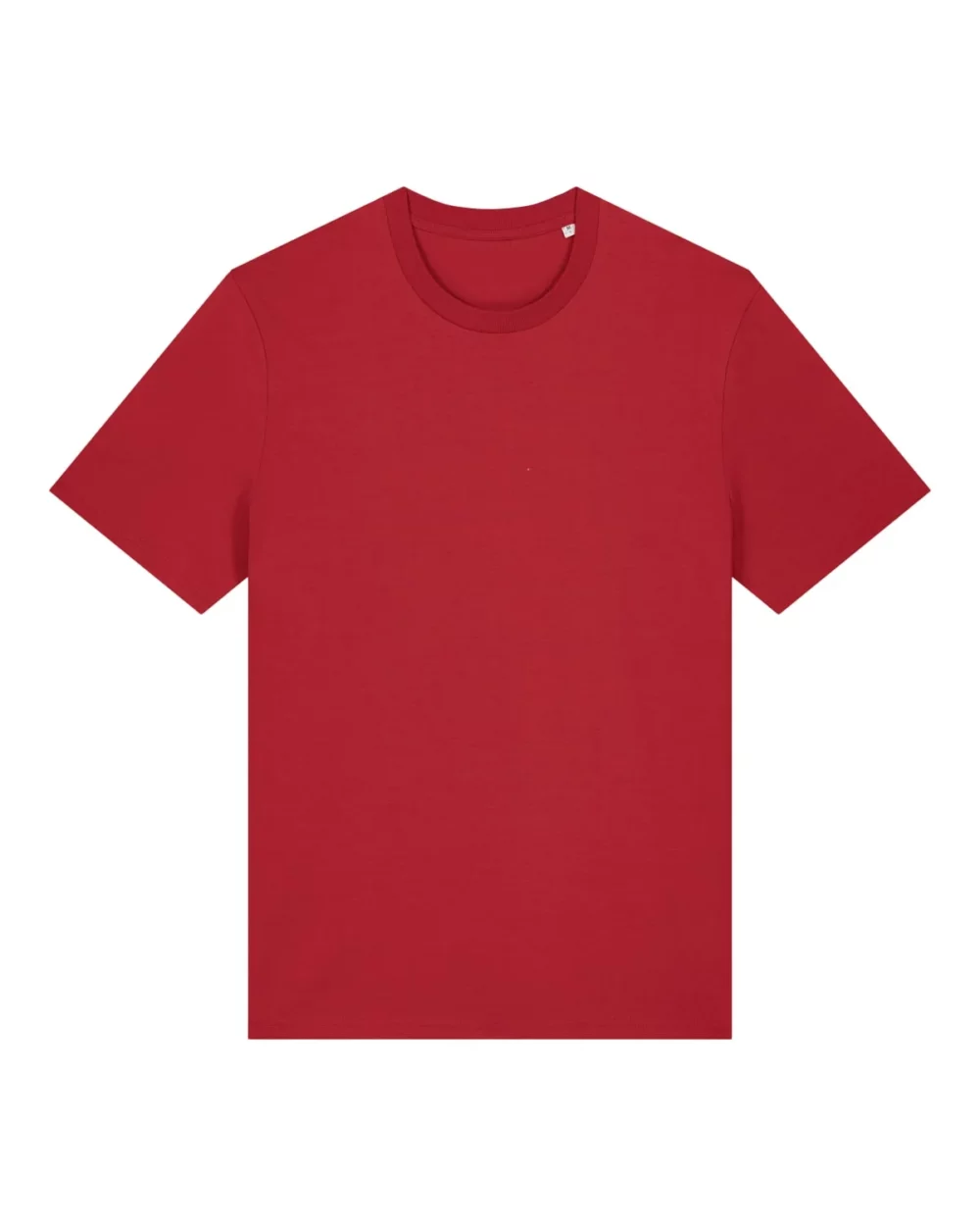 T-shirt bio unisexe Creator 2.0 coloris Red, à plat, vue de face