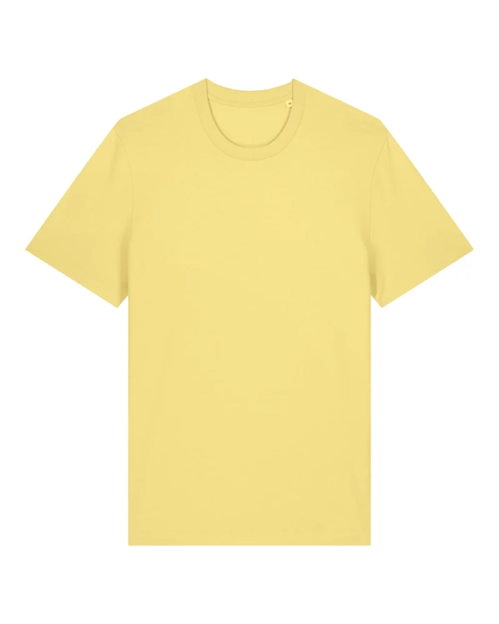 T-shirt bio unisexe Creator 2.0 coloris Viva Yellow, à plat, vue de face