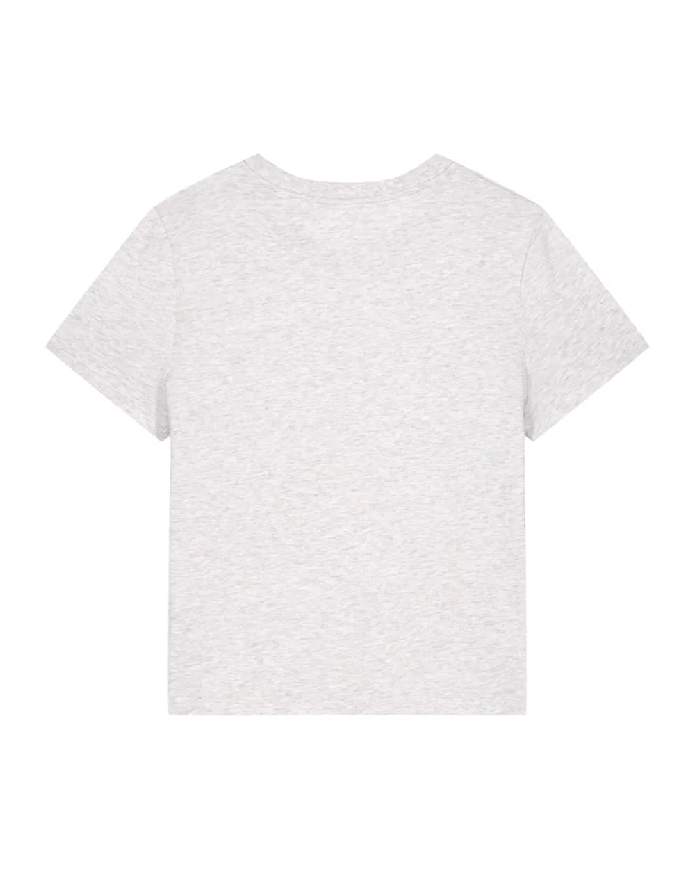 T-shirt bio femme Stella Muser coloris Cool Heather Grey, à plat, vue de dos