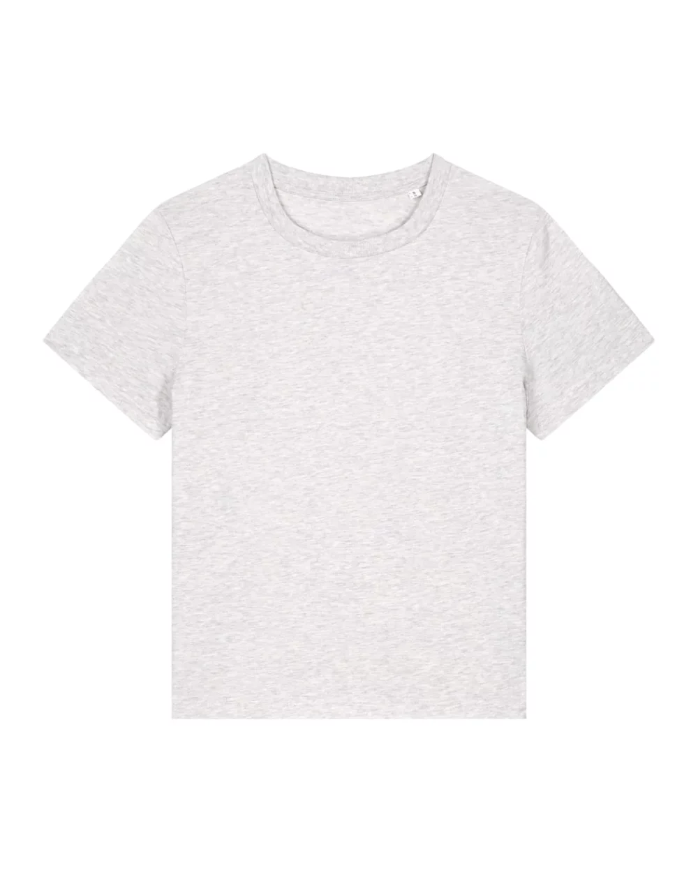 T-shirt bio femme Stella Muser coloris Cool Heather Grey, à plat, vue de face
