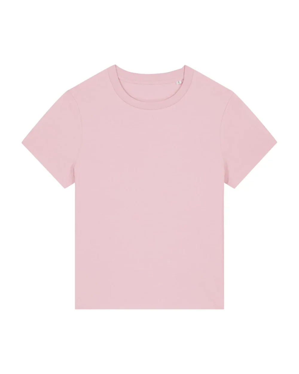 T-shirt bio femme Stella Muser coloris Cotton Pink, à plat, vue de face