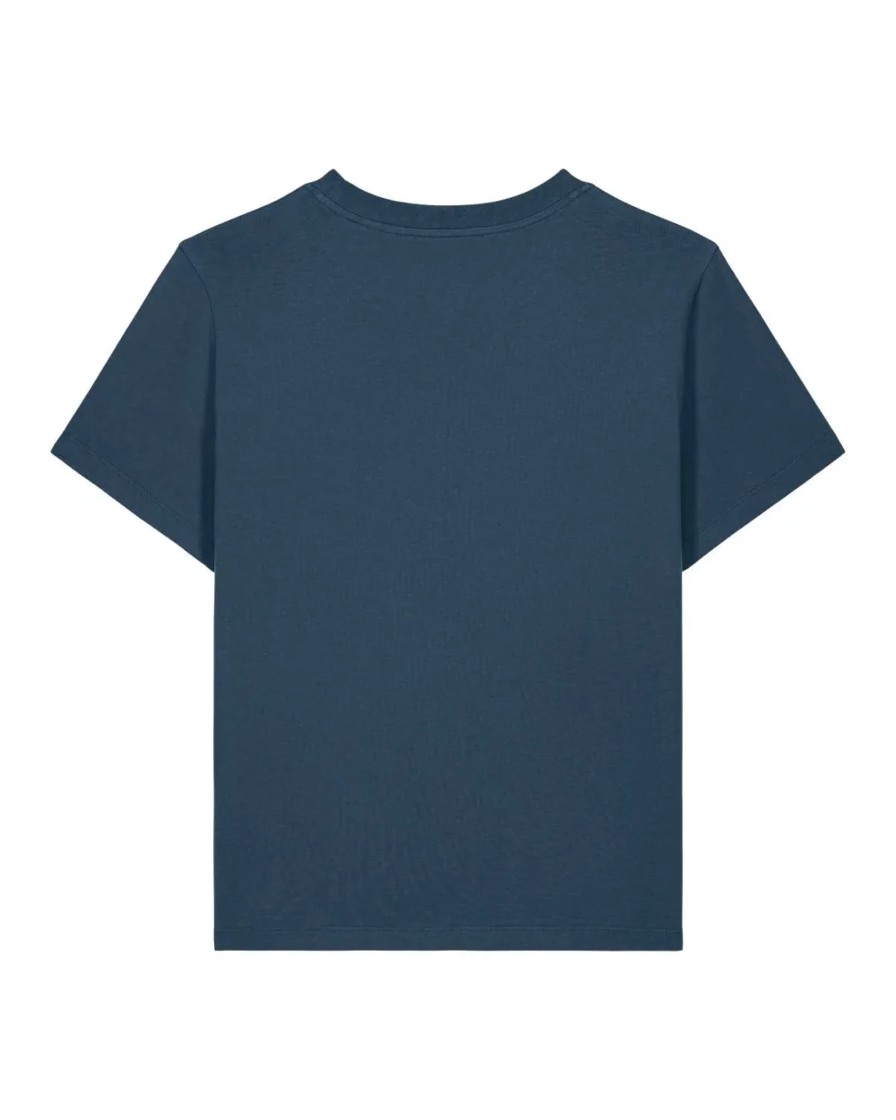 T-shirt bio femme Stella Muser coloris Deep Teal, à plat, vue de dos