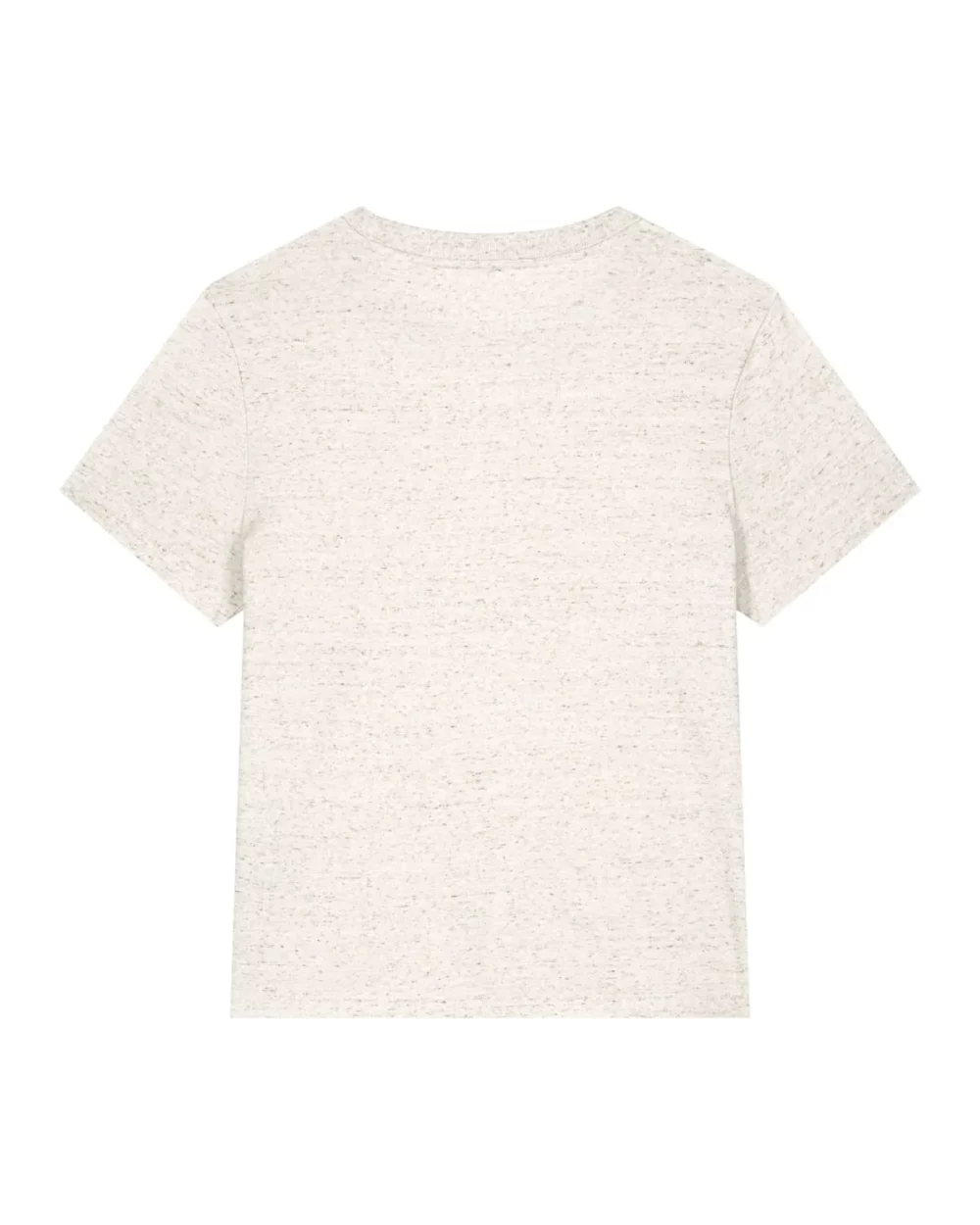 T-shirt bio femme Stella Muser coloris Eco-Heather, à plat, vue de dos