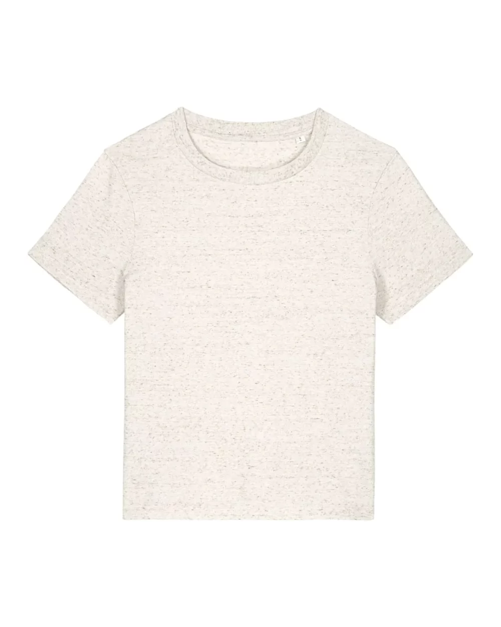 T-shirt bio femme Stella Muser coloris Eco-Heather, à plat, vue de face