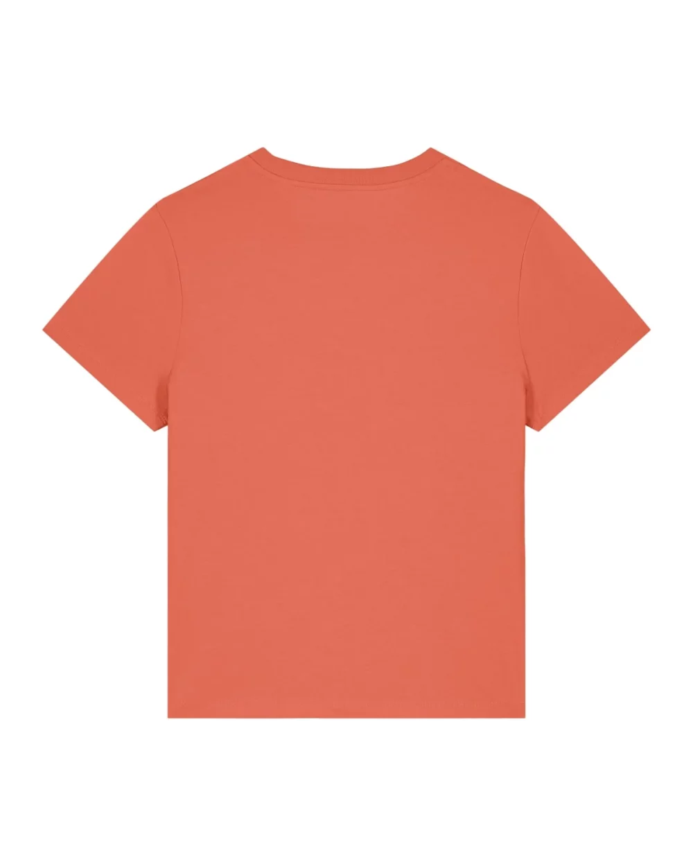T-shirt bio femme Stella Muser coloris Fiesta, à plat, vue de dos