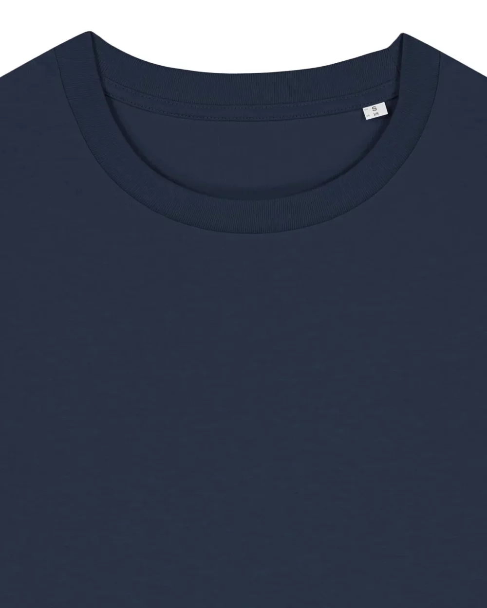 T-shirt bio femme Stella Muser coloris French Navy, détail à plat