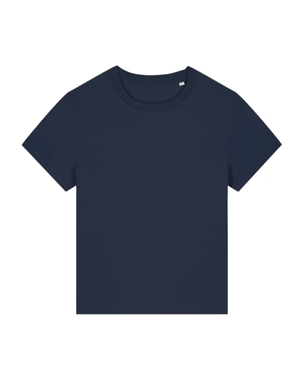 T-shirt bio femme Stella Muser coloris French Navy, à plat, vue de face